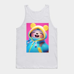 AKBLM - APPLE CHEEKS 赤い頬 KUMA | KAWAII SMILING ANIME CREATURE Tank Top